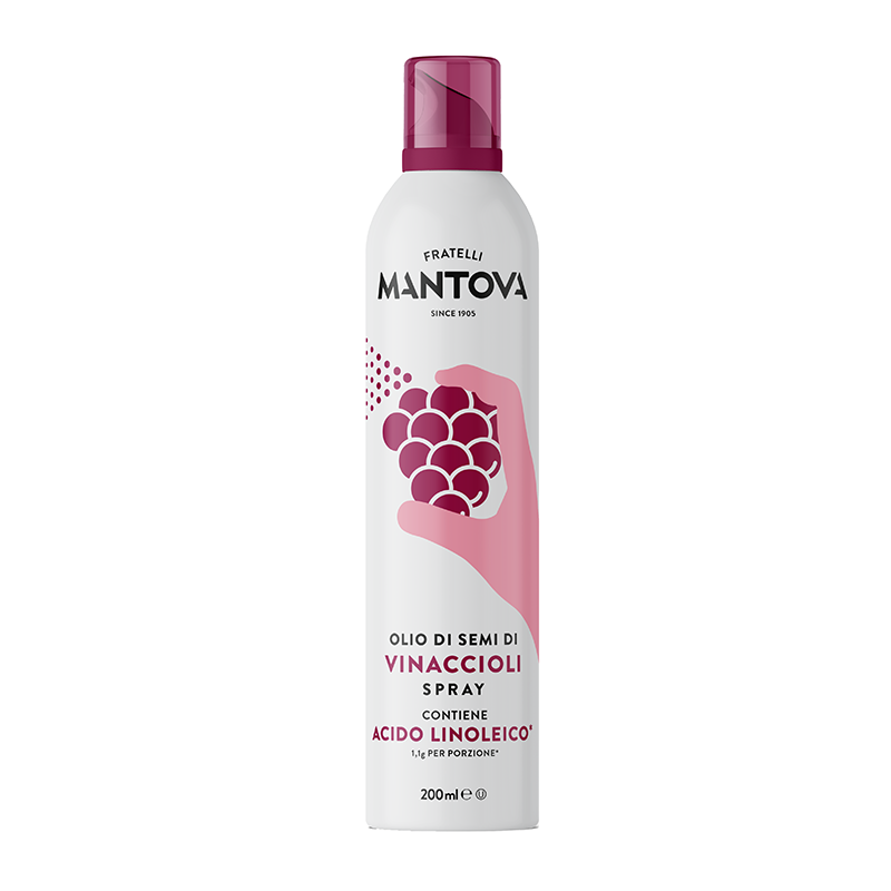 mantova18-Grapeseed-Oil-Spray روغن دانه انگور مانتووا ایتالیا اسپری 200 سی سی - تصویر 1