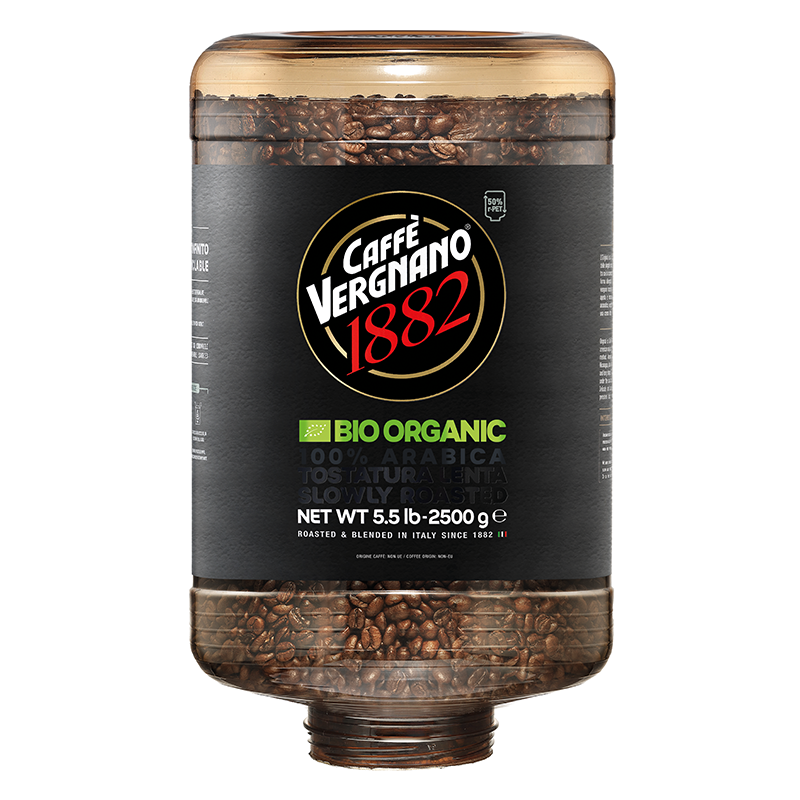 vergnano-100arabica-Bio-2.5kg-818 دانه قهوه 100% عربیکا ارگانیک ورنیانو ایتالیا 2.5kg - تصویر 1