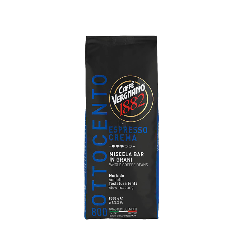 vergnano-espresso-soft-cream-800-798 دانه قهوه Espresso Soft Cream 800 ورنیانو ایتالیا 1kg - تصویر 1